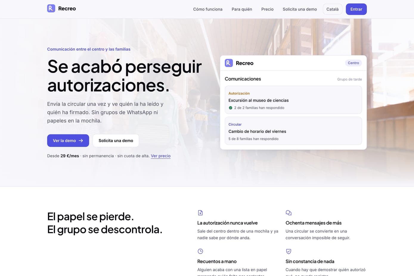 Captura de la web de Recreo
