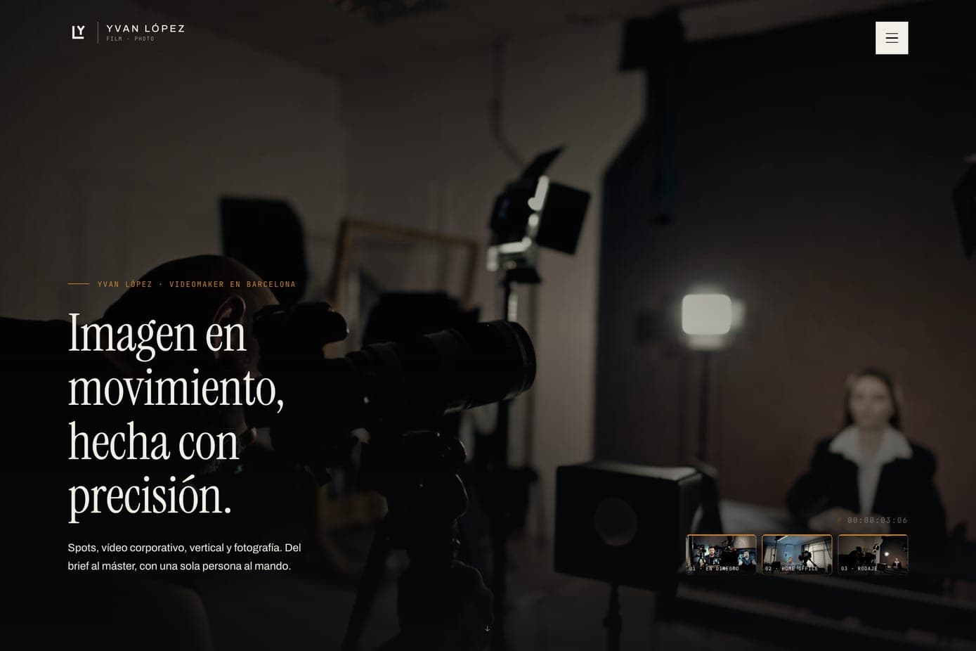 Captura de la web de Yvan López